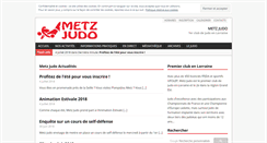 Desktop Screenshot of metzjudo.com